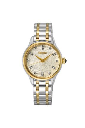 ساعت مچی طلائی زنانه 26-30 میلی متر Seiko - کد 808984402