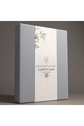 ست ملحفه تکنفره طوسی پنبه Strauss - کد 886454605