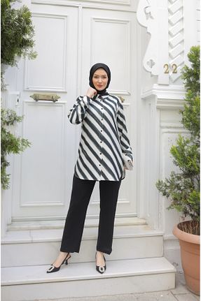 ست بالاتنه و پائین تنه حجاب مشکی زنانه رگولار kor grup - کد 952345535