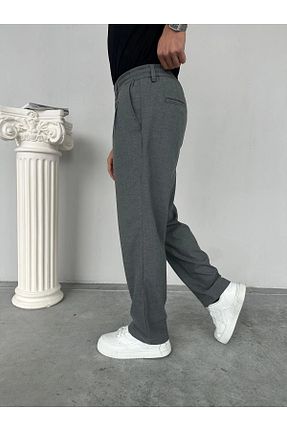 شلوار طوسی مردانه پارچه MENOFOURSWEAR - کد 783142365