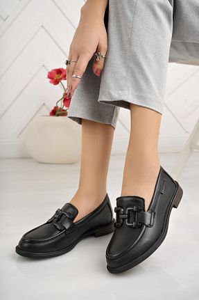 کفش پیاده روی مشکی زنانه چرم اصل Mammamia - کد 864157101