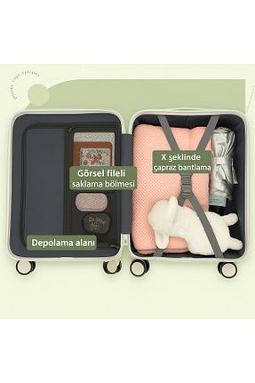 ساک و چمدان زرد زنانه پلی پروپیلن Monnat - کد 958939064