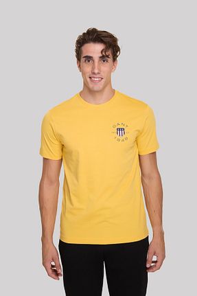 تیشرت زرد مردانه Relaxed Gant - کد 899508275