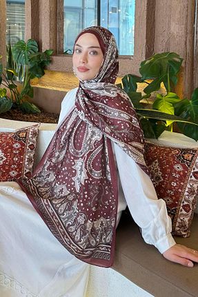 شال زرشکی زنانه lamelif.com - کد 861894622