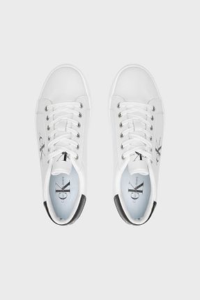 کفش اسنیکر سفید مردانه چرم اصل Calvin Klein - کد 354451907