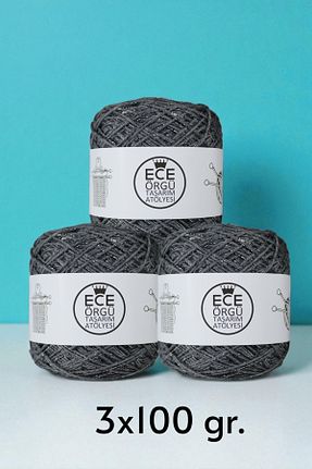 نخ بافندگی مشکی Ece Örgü Tasarım Atölyesi - کد 958601813