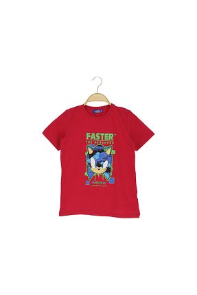 تیشرت قرمز بچه گانه گشاد Atabay Kids - کد 959289420