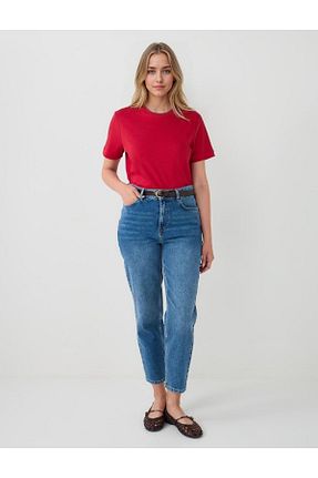 تیشرت قرمز زنانه Straight Jimmy Key - کد 959574951