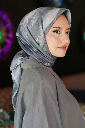 روسری بژ پنبه پلی استر Eşarp Sokağı - کد 959957822