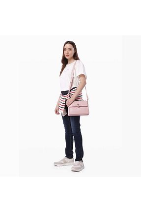 کیف دوشی صورتی زنانه پلی اورتان Tommy Hilfiger - کد 925411441