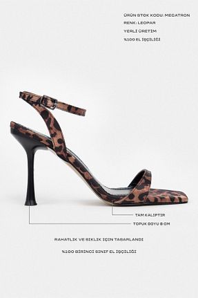 کفش پاشنه بلند کلاسیک رنگی زنانه چرم مصنوعی NİŞANTAŞI SHOES - کد 958273690