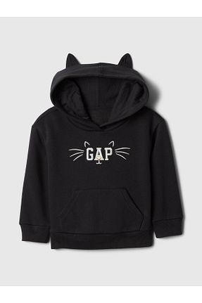 سوئیشرت مشکی بچه گانه چاپی GAP - کد 853893866