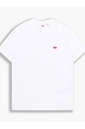 تیشرت سفید مردانه رگولار Levi