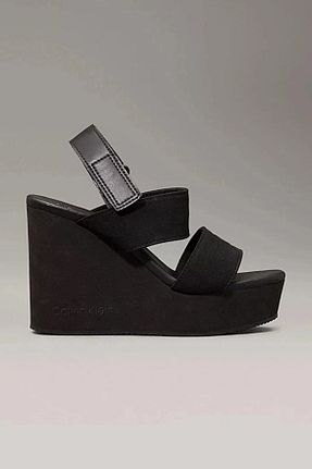 صندل مشکی زنانه پاشنه پر Calvin Klein - کد 929018957