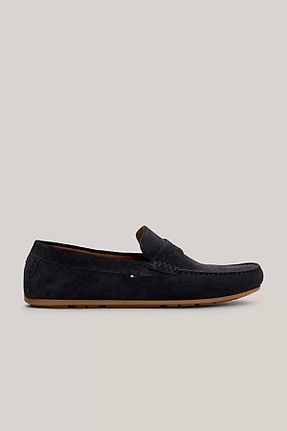 کفش لوفر مشکی مردانه جیر Tommy Hilfiger - کد 823808223