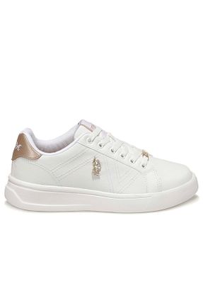 کفش اسنیکر سفید زنانه بند دار U.S. Polo Assn. - کد 239834720
