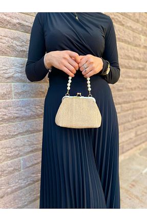کیف دستی بژ زنانه ابعاد کوچک EBROU - کد 952713650