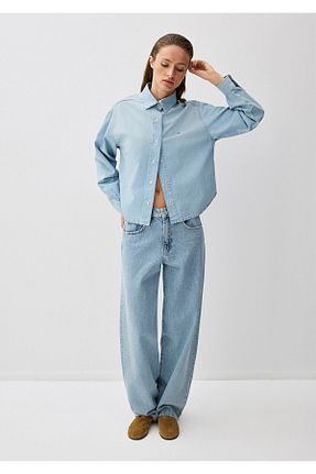 شلوار جین متالیک زنانه پاچه تنگ Mavi - کد 928184881