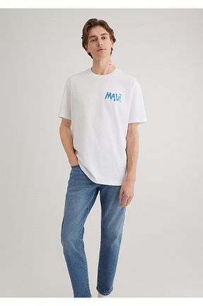 تیشرت صورتی مردانه یقه دوچرخه Mavi - کد 895043159