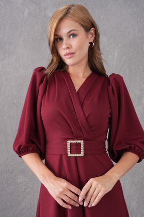 لباس زرشکی زنانه بافتنی bayansepeti - کد 950200792