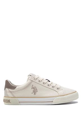 کفش اسنیکر سفید زنانه بند دار U.S. Polo Assn. - کد 808397960