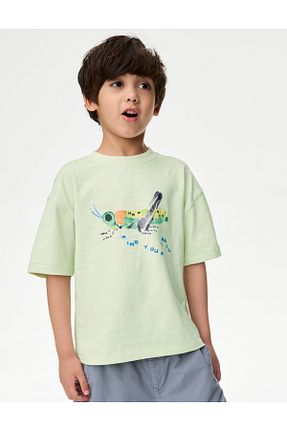تیشرت زرد بچه گانه رگولار Marks & Spencer - کد 955326043