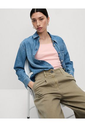 بلوز صورتی زنانه ساده Marks & Spencer - کد 955209933