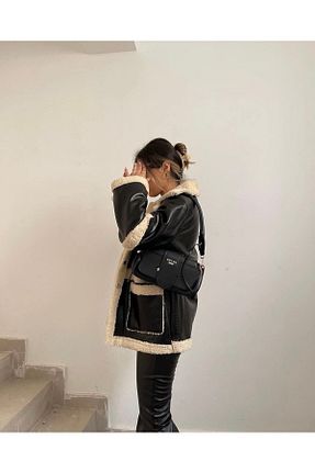 کاپشن مشکی زنانه رگولار Genel Markalar - کد 377263808