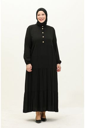 لباس حجاب مشکی زنانه Relaxed sefamerve - کد 833294685