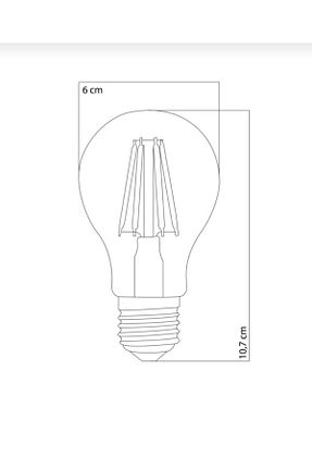 لامپ سفید Edison - کد 36839530