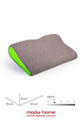 بالش طوسی پنبه ویسکون moda home bedding - کد 897896616