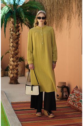 تونیک سبز زنانه بافت Fatma Atasoy - کد 855520288