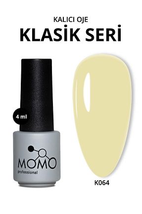 لاک ناخن دائمی زرد MOMO professional - کد 272007119
