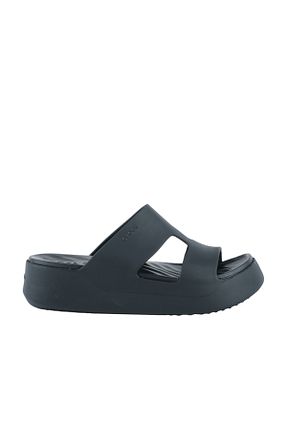 دمپائی مشکی زنانه پارچه ای Crocs - کد 822371005