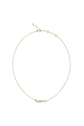 گردنبند جواهر طلائی زنانه زیرکن Guess - کد 897264500