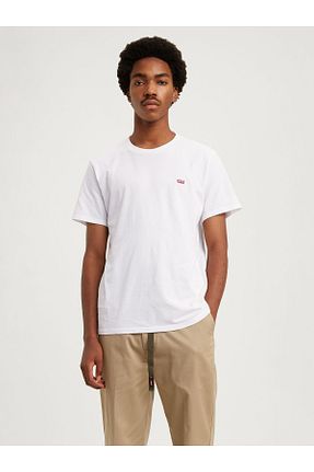 تیشرت سفید مردانه رگولار Levi