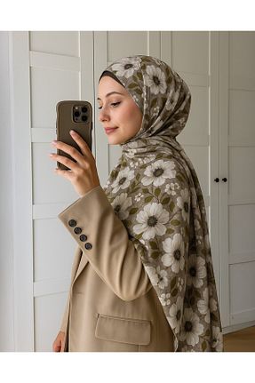 روسری طوسی پنبه ای Desenay Scarfs - کد 945319557