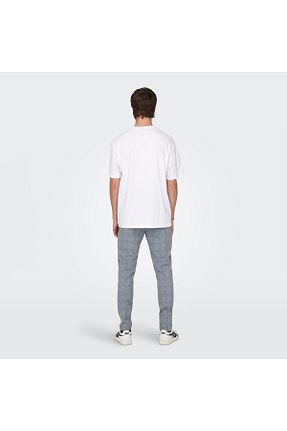 تیشرت سفید مردانه یقه دوچرخه Only & Sons - کد 888692591
