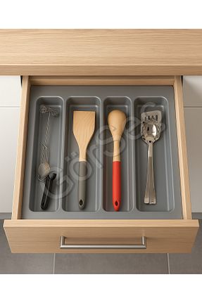 جای قاشق طوسی پلاستیک GörSeç - کد 467932682