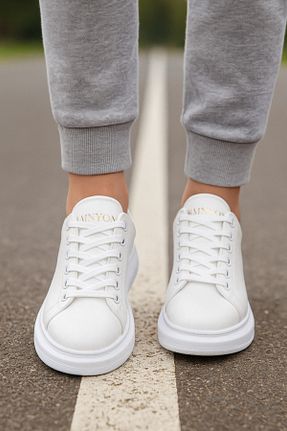 کفش اسنیکر رنگی زنانه بند دار İmerShoes - کد 929577836