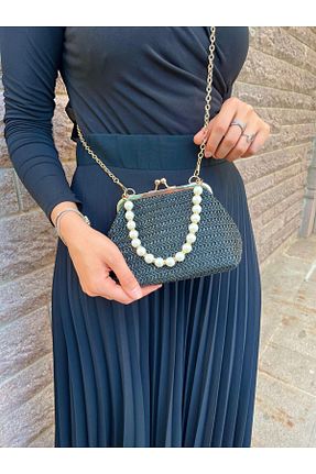 کیف دستی مشکی زنانه ابعاد کوچک EBROU - کد 958825365