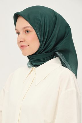روسری سبز پنبه ای Madame Polo - کد 959129562