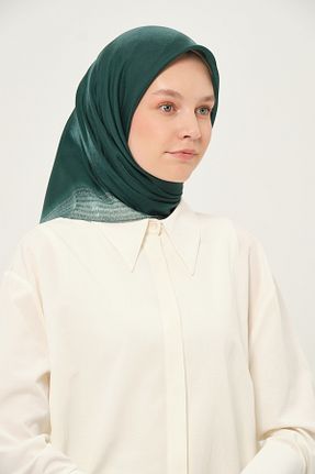 روسری سبز پنبه ای Madame Polo - کد 959129562