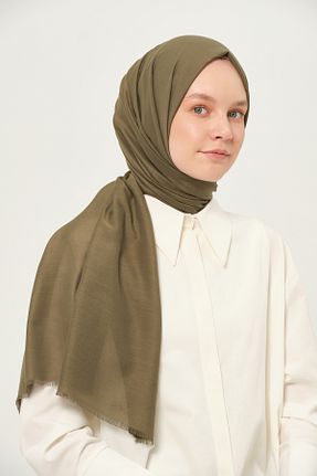 شال خاکی زنانه Madame Polo - کد 959281480