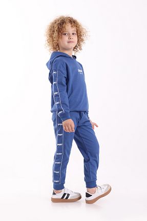 ست بالاتنه و پائین تنه آبی بچه گانه بافت Mixima - کد 959445566