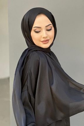شال مشکی زنانه شیفون Zayna Collection - کد 959845090