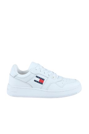 کفش اسنیکر سفید زنانه چرم اصل Tommy Hilfiger - کد 803518499