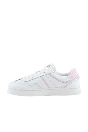 کفش اسنیکر طلائی زنانه چرم اصل Tommy Hilfiger - کد 921646964
