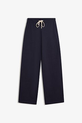 شلوار آبی زنانه بافتنی Bershka - کد 960269297