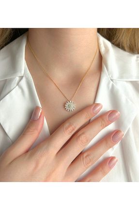 گردنبند نقره زرد زنانه 925 عیار Şimal Silver - کد 960328741